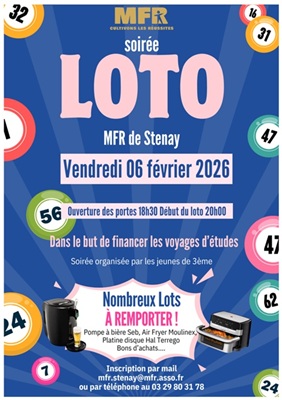 LOTO à la MFR le 6 février